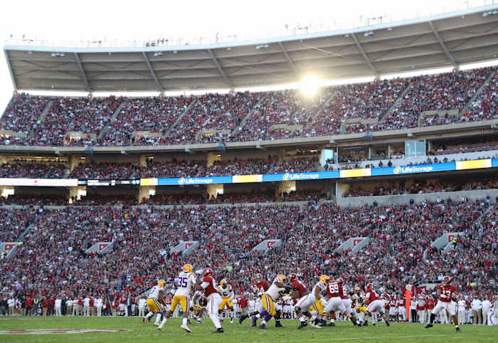 College football attendance fans
